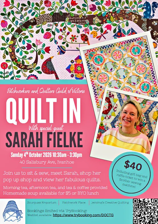 Patchworkers & Quilters Quilt-in 2026
